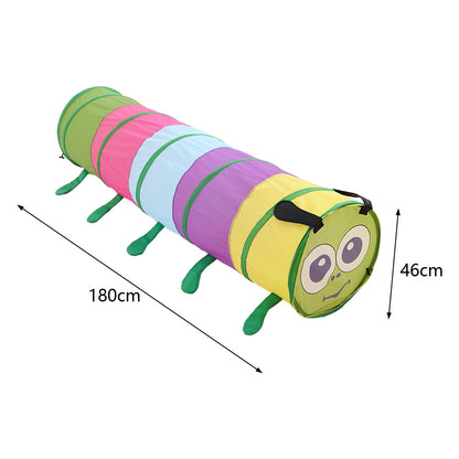 46cm H 6FT Caterpillar Crawl Play Tunnel Kids