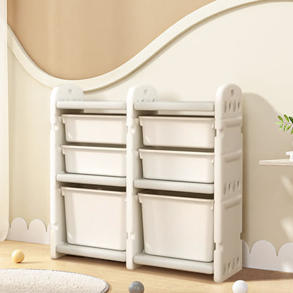 67cm W Kids Plastic Storage Cabinet for Toys Clothes Books