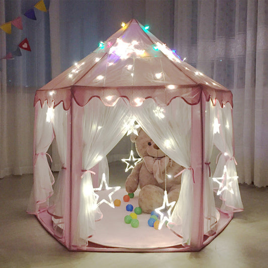 135cm H Hexagonal Large Fairy Play House Indoor Tent for Kids