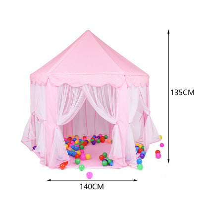 135cm H Hexagonal Large Fairy Play House Indoor Tent for Kids