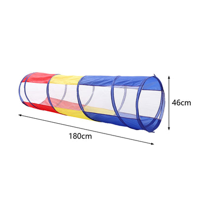 46cm H 6FT Multicoloured Crawl Play Tunnel for Kids