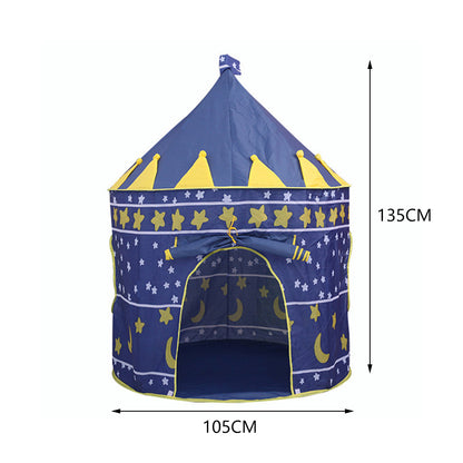 135cm H Star and Moon Round Kids Playhouse Home Toy